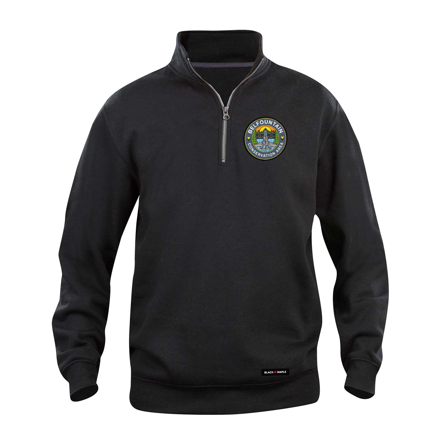 Belfountain Conservation Area Patch Quarter Zip Sweatshirt | Credit Valley Parks