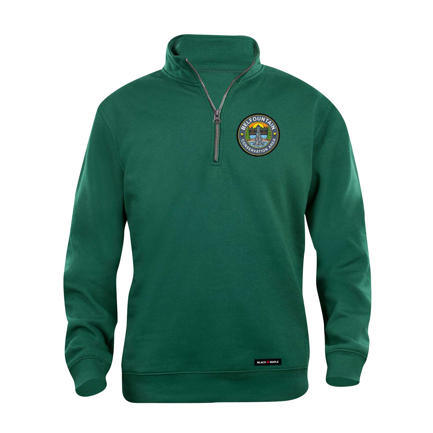 Belfountain Conservation Area Patch Quarter Zip Sweatshirt | Credit Valley Parks