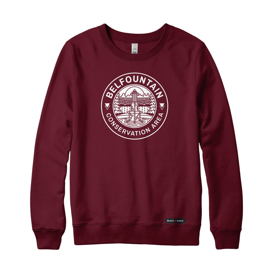 Belfountain Conservation Area Monochrome Print Sweatshirt | Credit Valley Parks