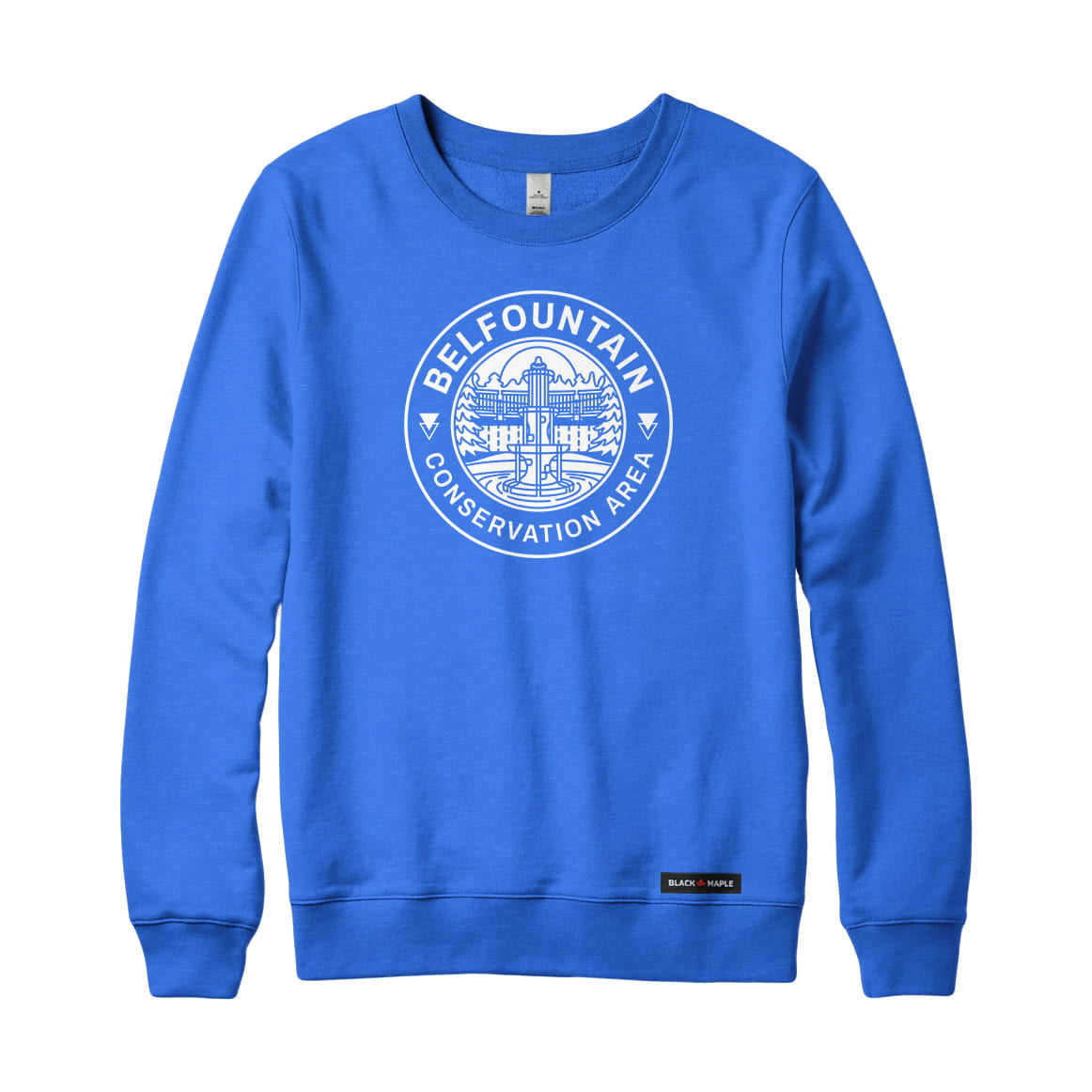 Belfountain Conservation Area Monochrome Print Sweatshirt | Credit Valley Parks