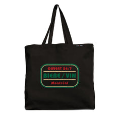 Biere Vin Montreal Tote Bag