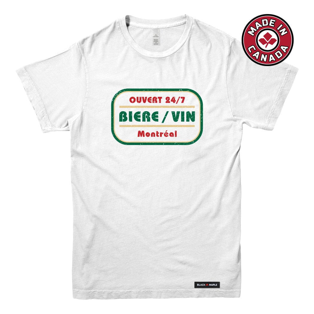 Biere Vin Montreal T-shirt