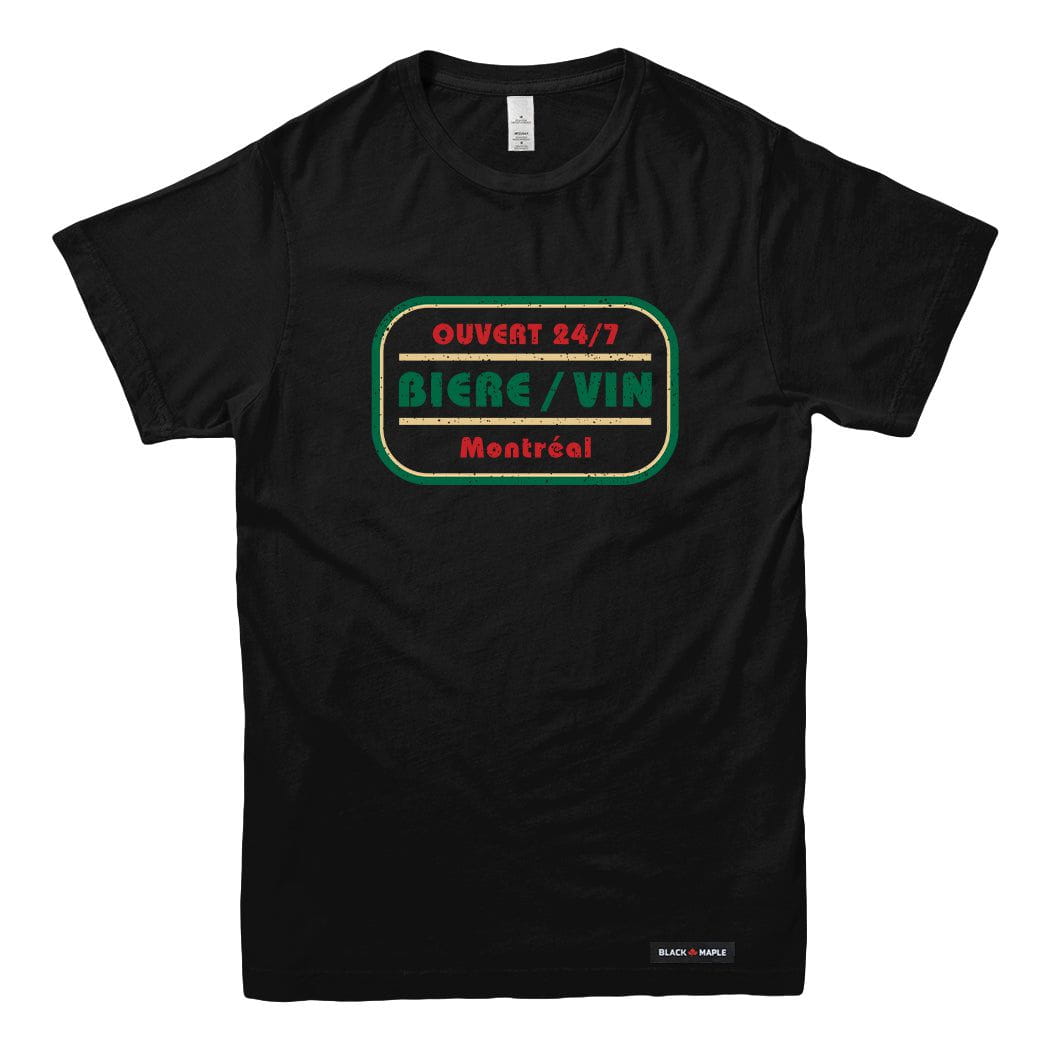 Biere Vin Montreal T-shirt