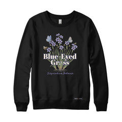 Blue-Eyed Grass Wildflower Sweatshirt