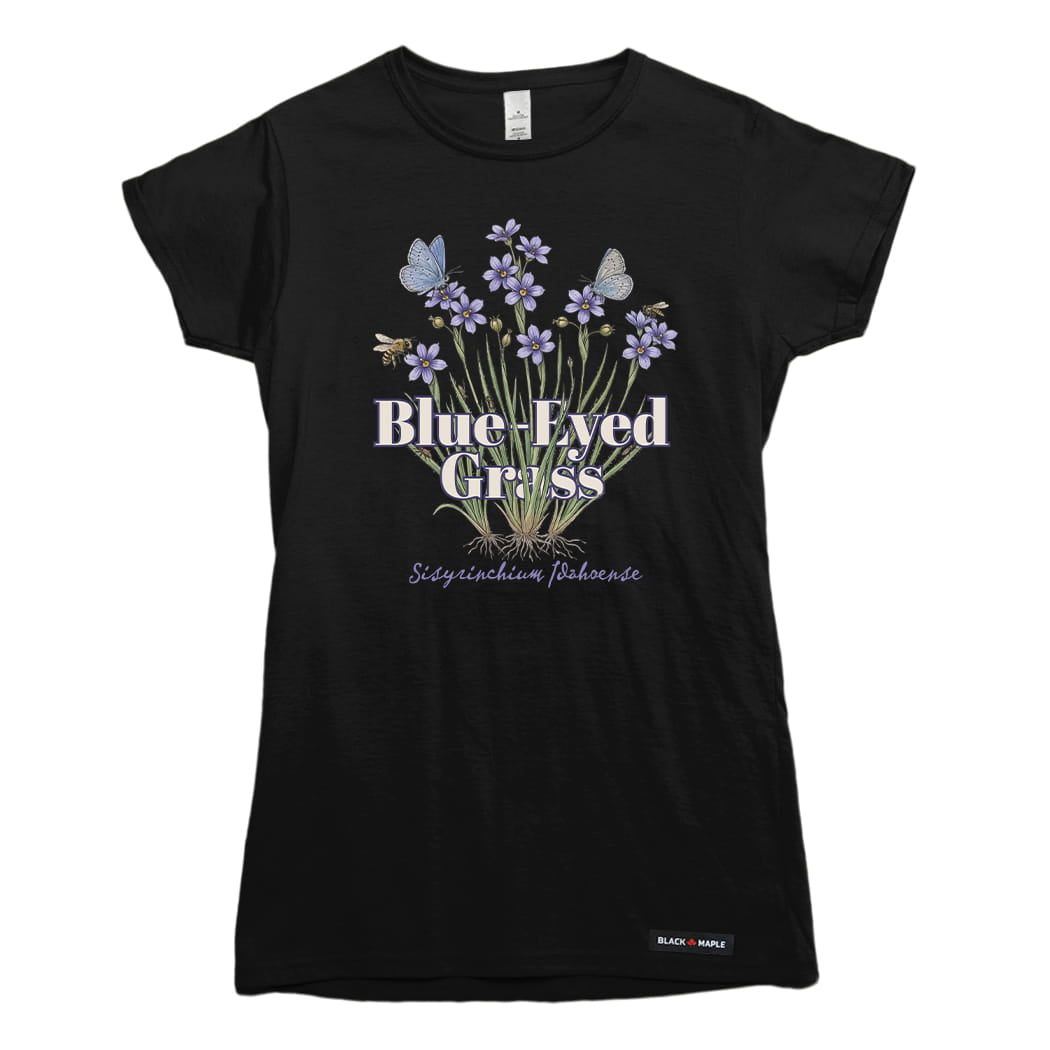 Blue-Eyed Grass Wildflower T-shirt