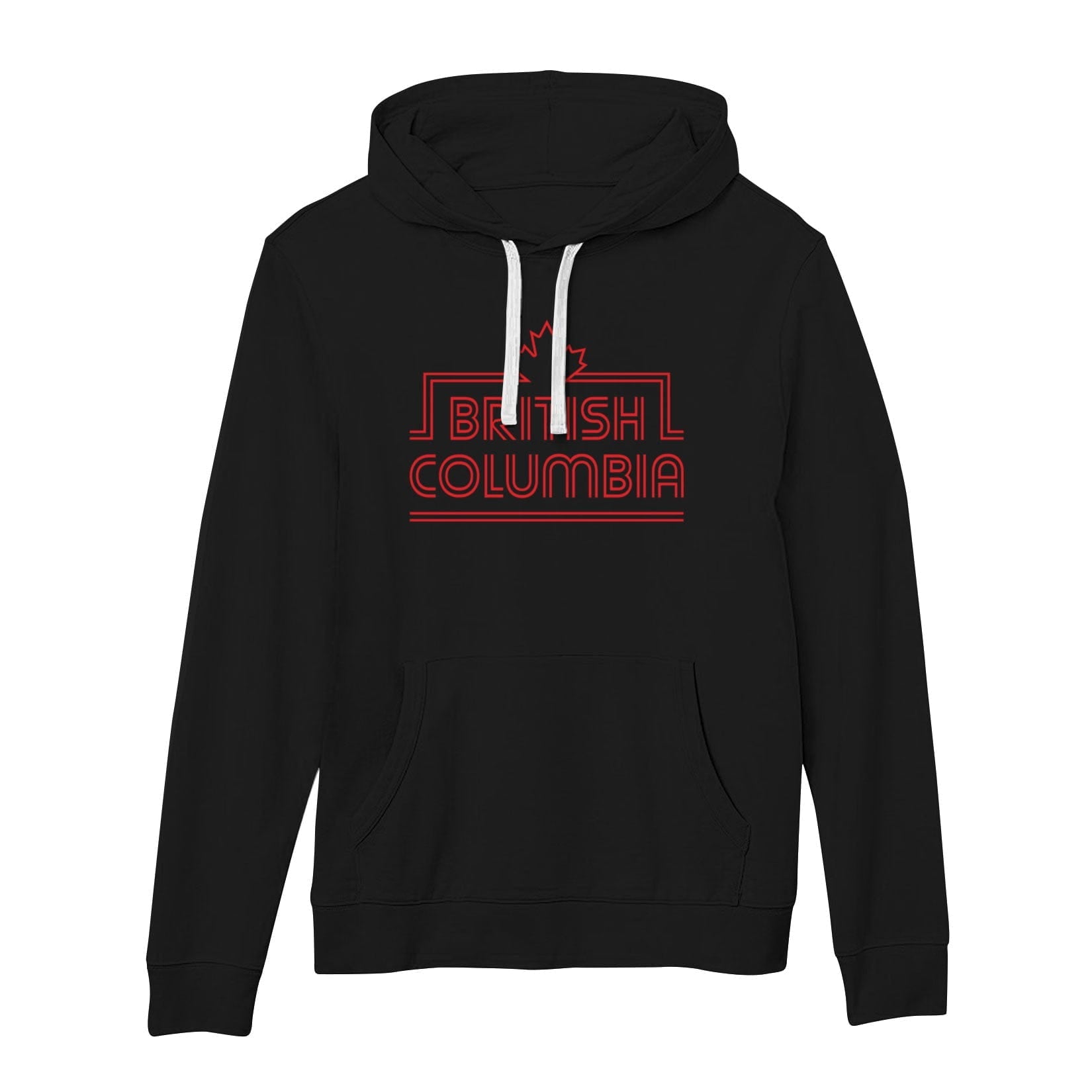 British Columbia Retro Stripe French Terry Lightweight Hoodie