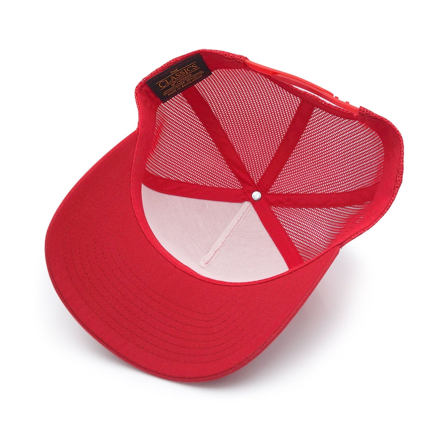 CBC 1974-86 Retro Gem Red Five Panel Trucker Cap