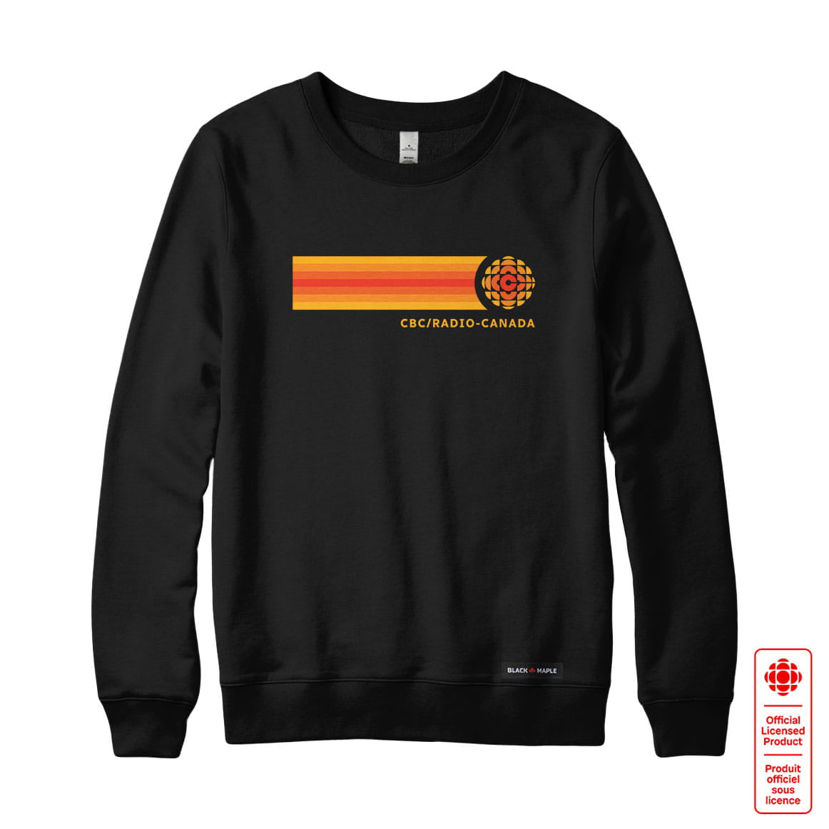 CBC 74 Retro Stripe Sweatshirt and Hoodie