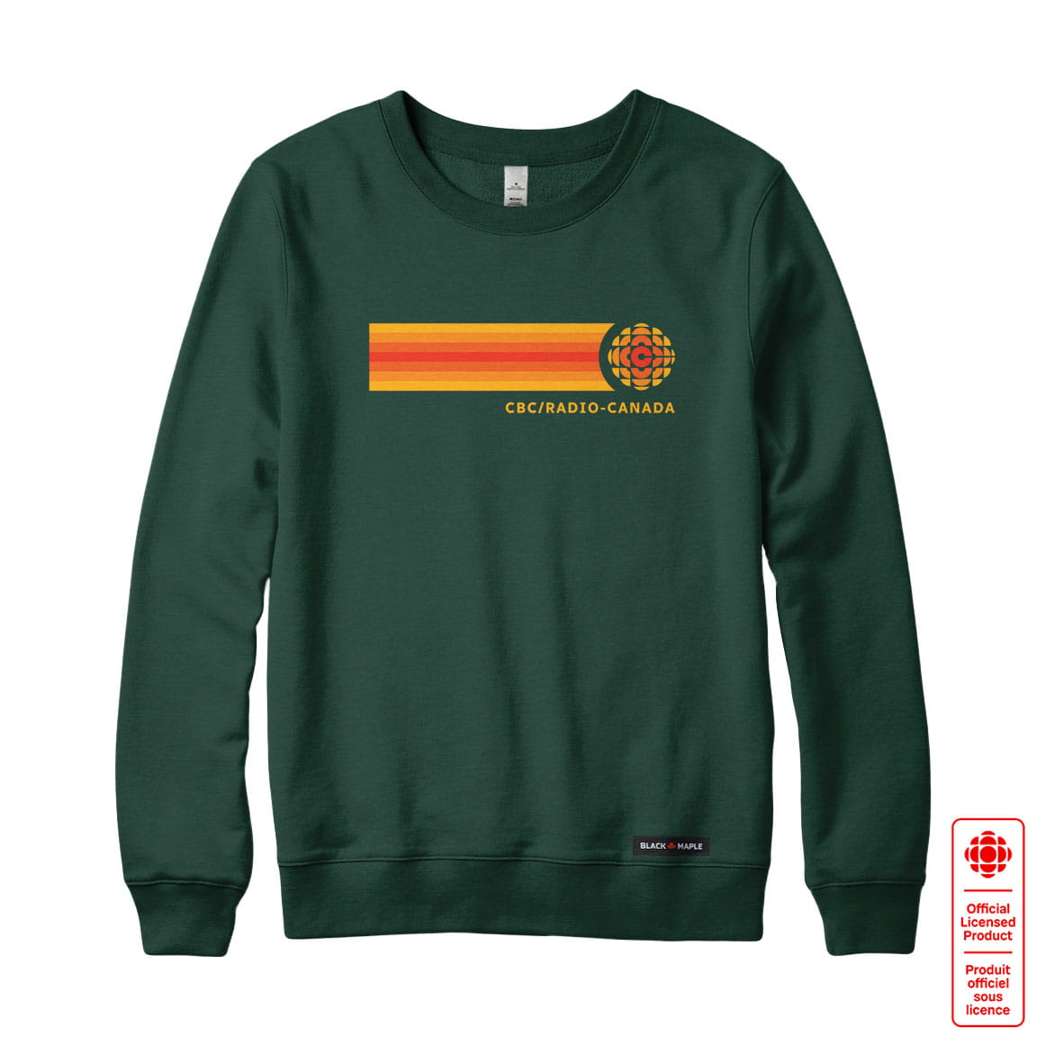 CBC 74 Retro Stripe Sweatshirt and Hoodie