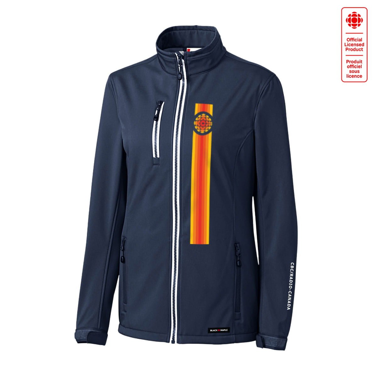 CBC 1974 Retro Stripe Soft Shell Jacket