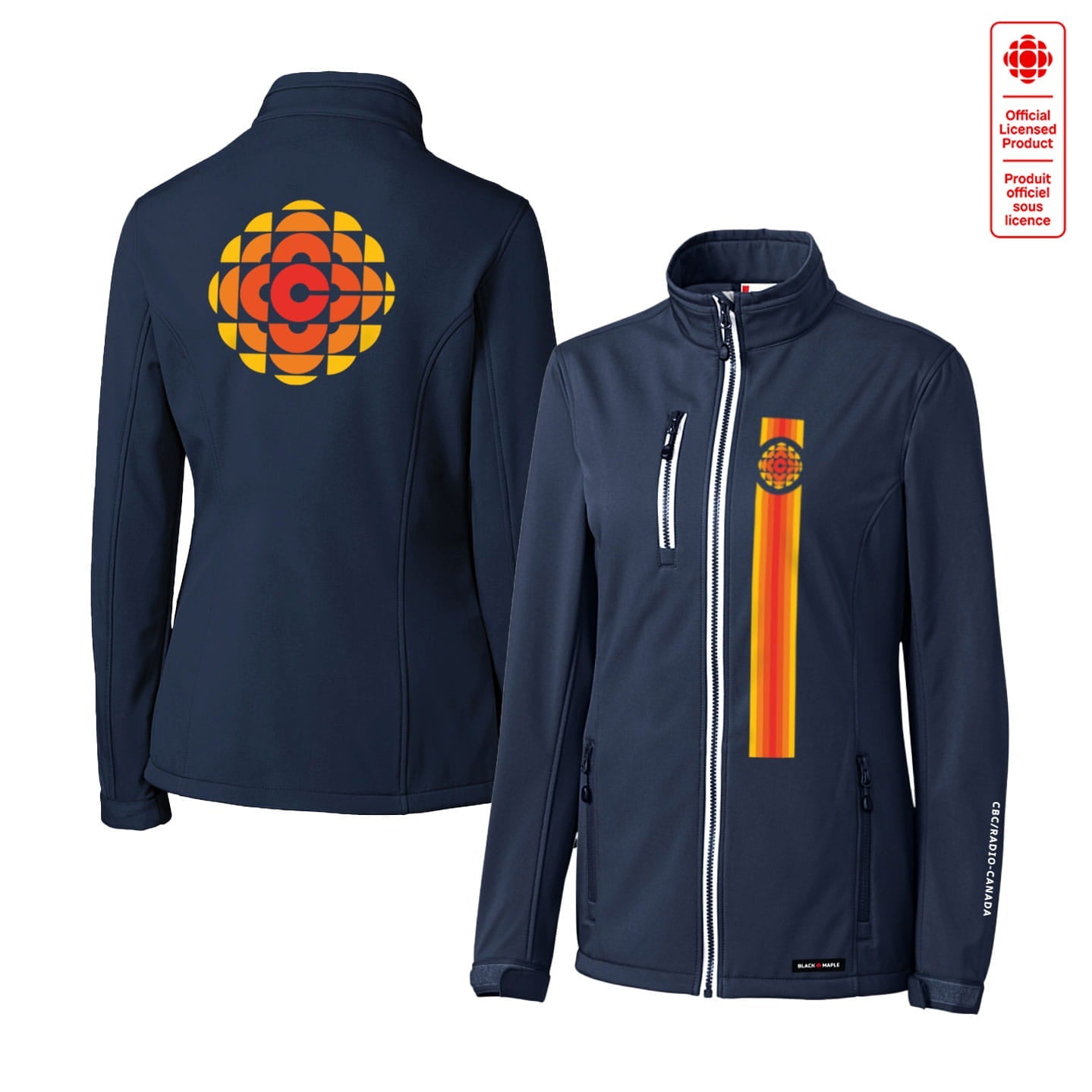 CBC 1974 Retro Stripe Soft Shell Jacket