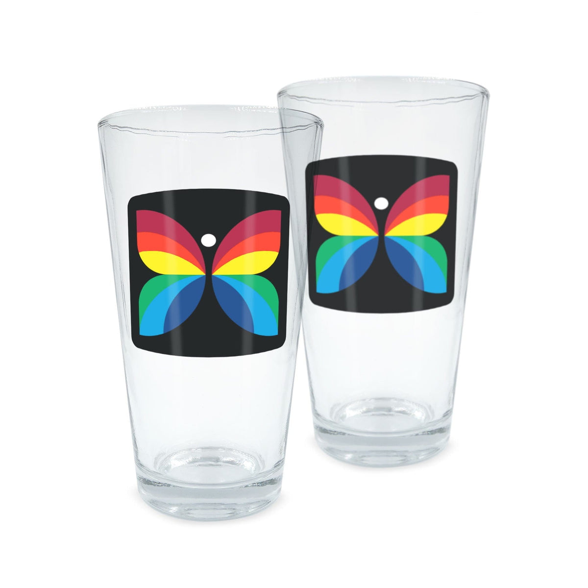 CBC Circa 1966 Logo 16 oz Glass Pair