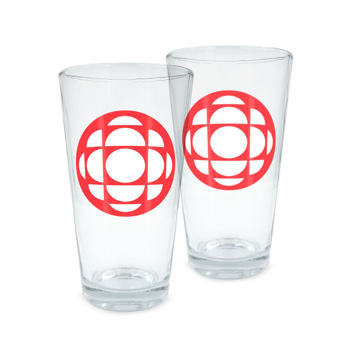 CBC Circa 1992 16 oz Glass Pair