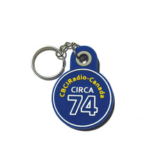 CBC Radio Canada 1974 Vintage Logo 3D PVC Keychain