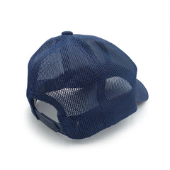 CBC Lightning Bolt Logo Navy Trucker Mesh Cap