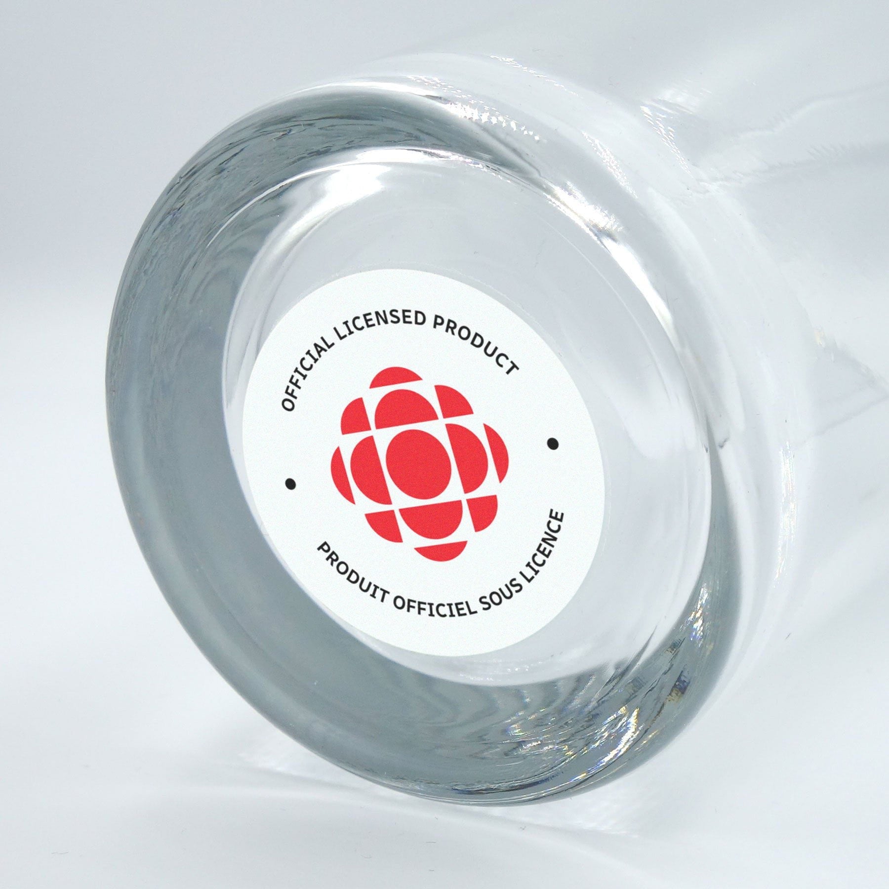 CBC Circa 1974 Exploding Pizza Logo 16 oz Glass Pair