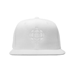 CBC Gem Logo Tone on Tone White Snapback Cap
