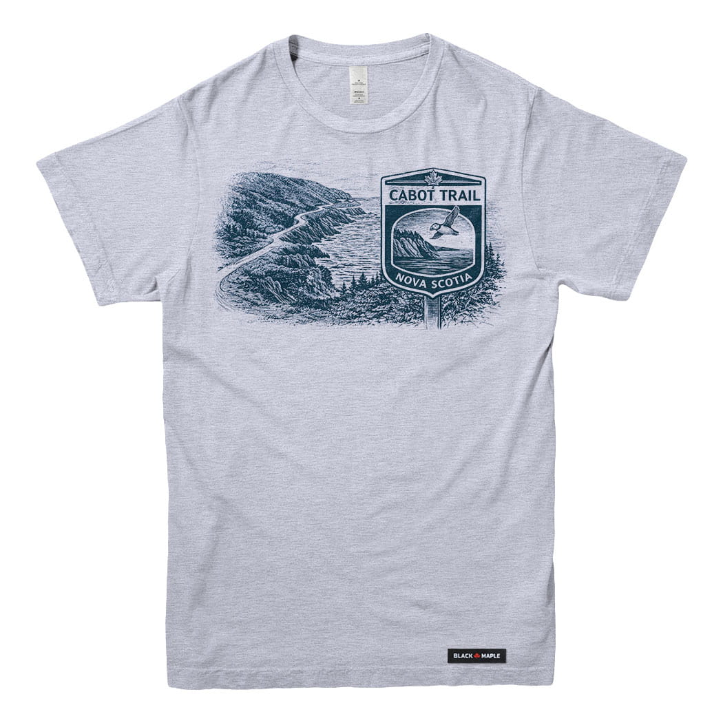 Cabot Trail Highway Nova Scotia Road Trip T-shirt