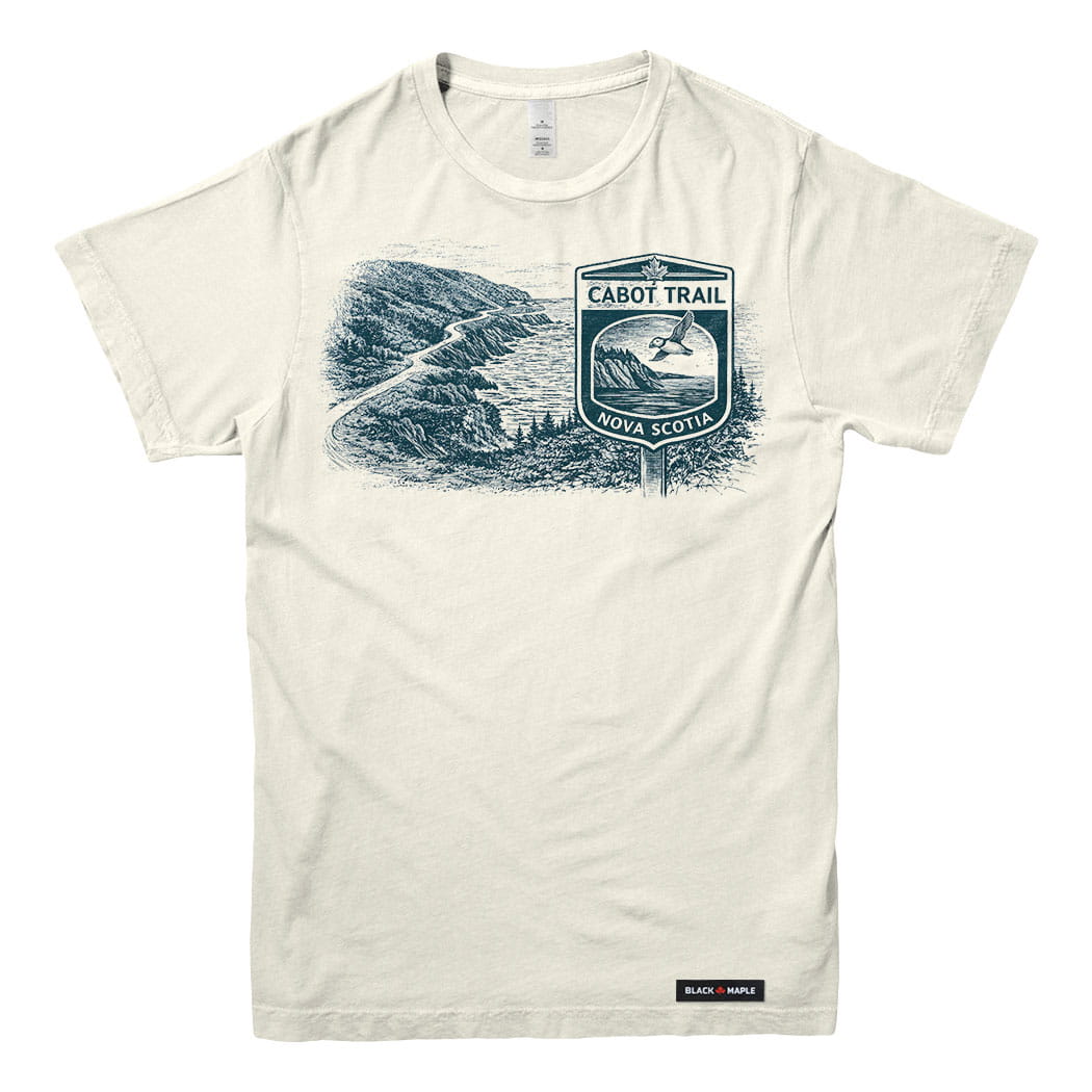 Cabot Trail Highway Nova Scotia Road Trip T-shirt