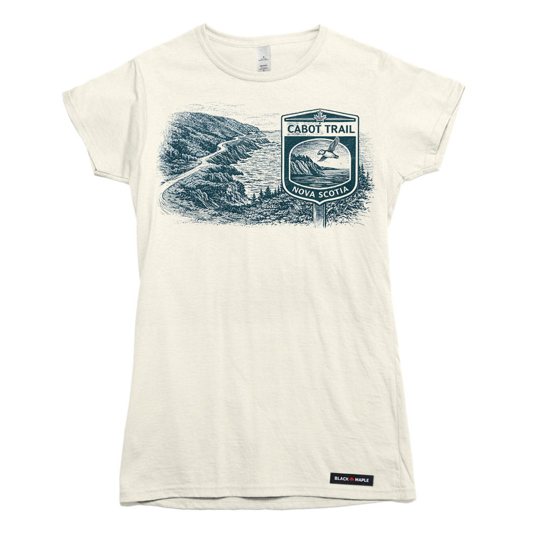 Cabot Trail Highway Nova Scotia Road Trip T-shirt