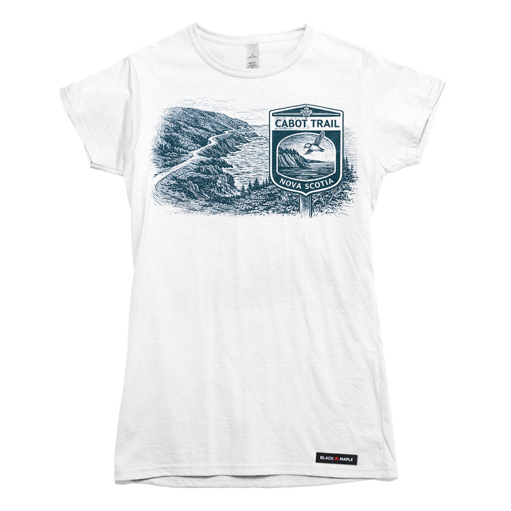 Cabot Trail Highway Nova Scotia Road Trip T-shirt