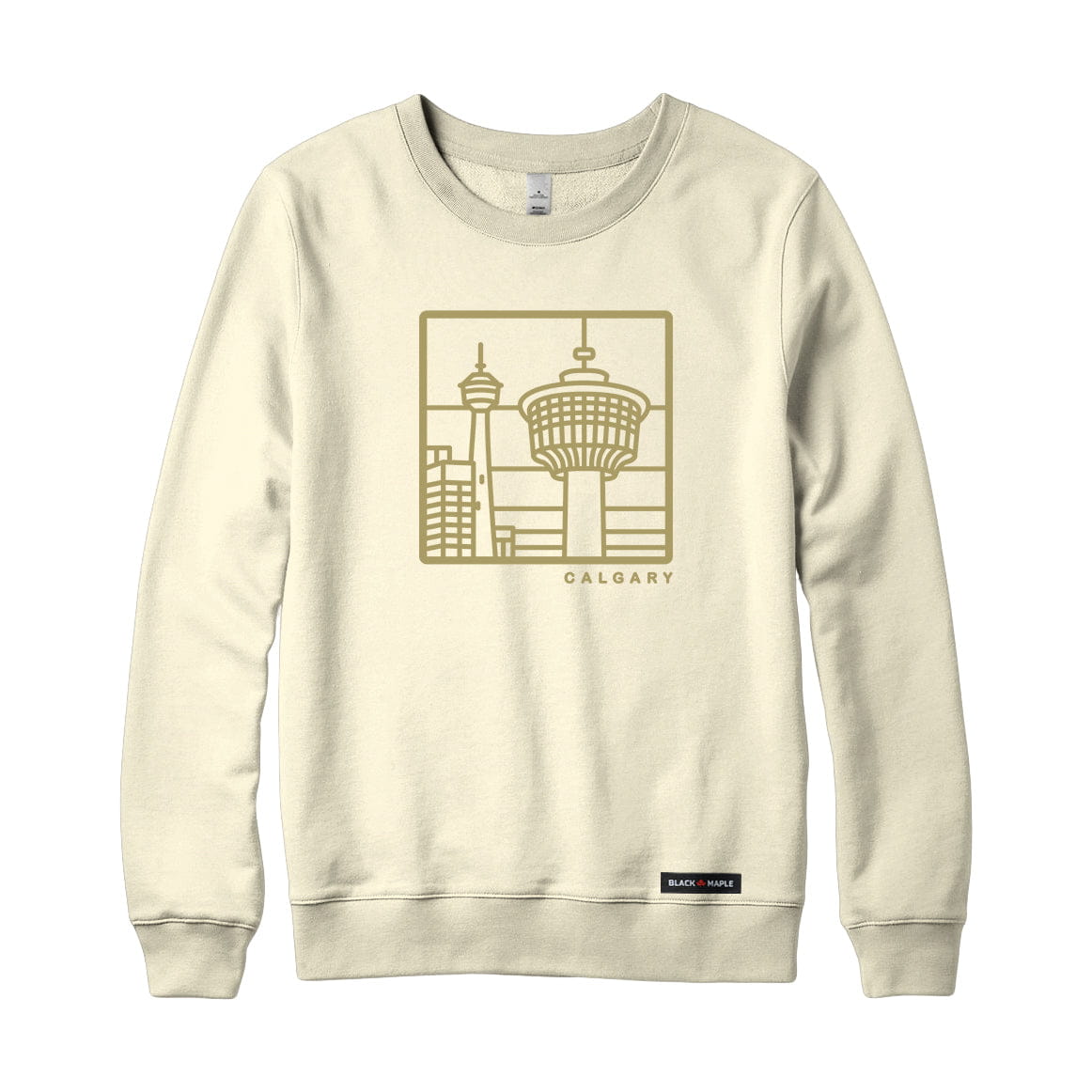Calgary Stained Glass Landmark Sweatshirt or Hoodie