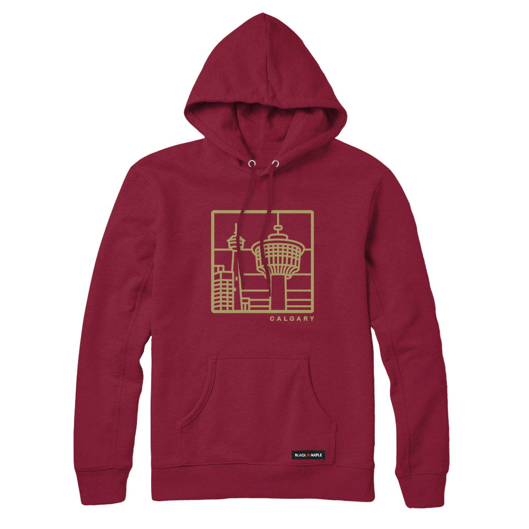 Calgary Stained Glass Landmark Sweatshirt or Hoodie