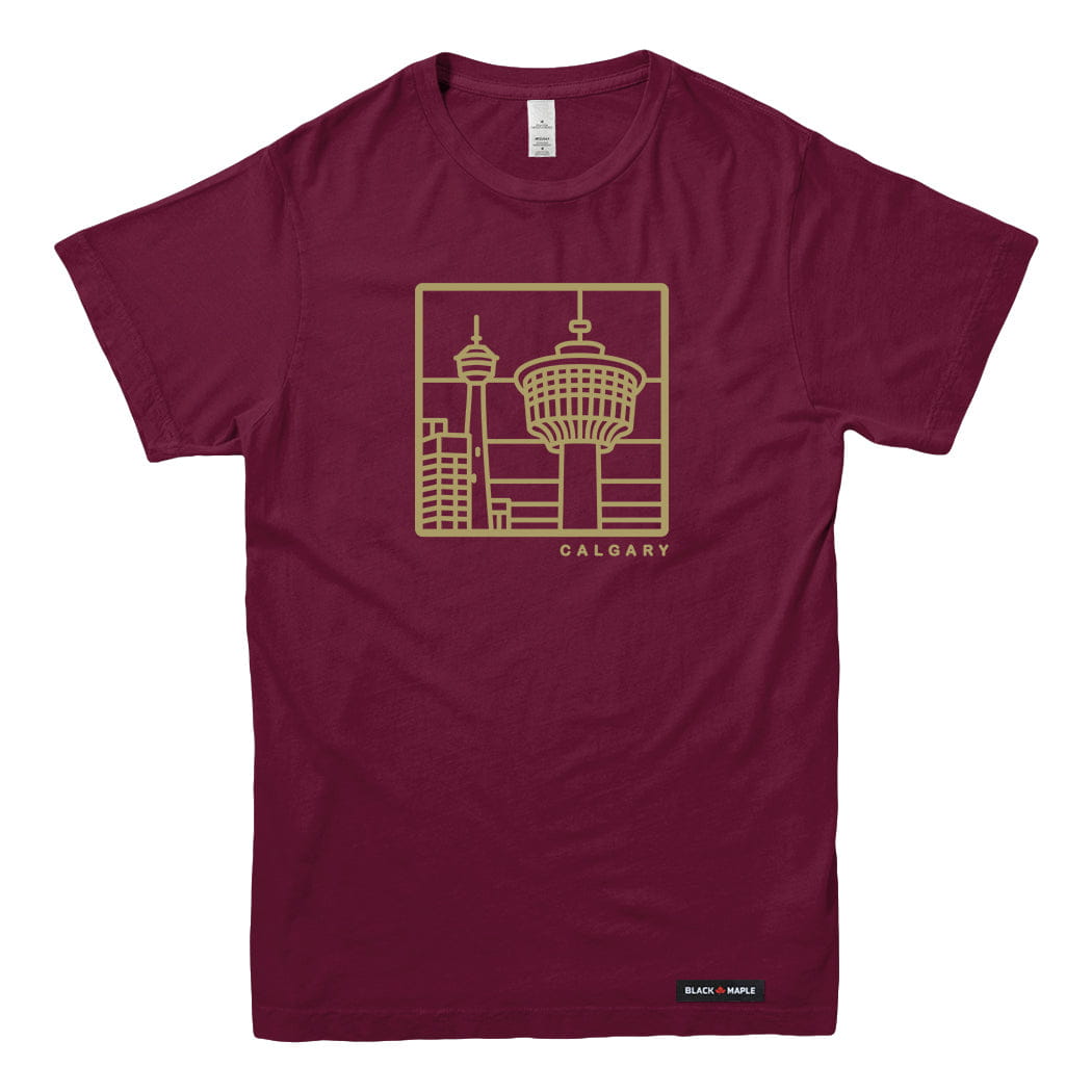Calgary Stained Glass Landmark T-shirt