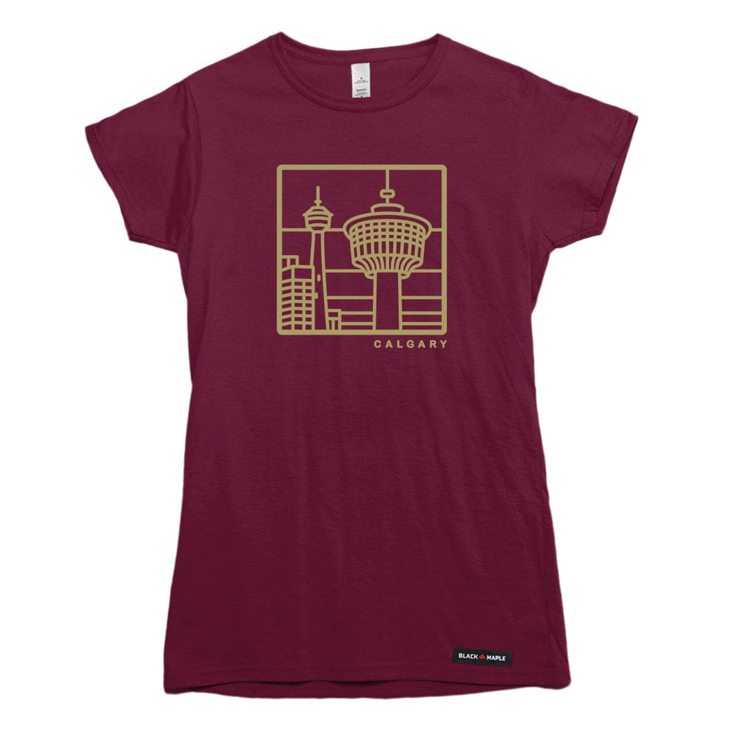 Calgary Stained Glass Landmark T-shirt
