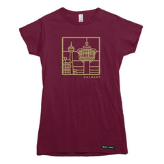 Calgary Stained Glass Landmark T-shirt