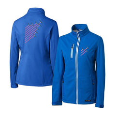 Canada Geese Flying V Womens Softshell Jacket