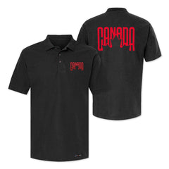 Canada Leaf Retro Design Polo Shirt