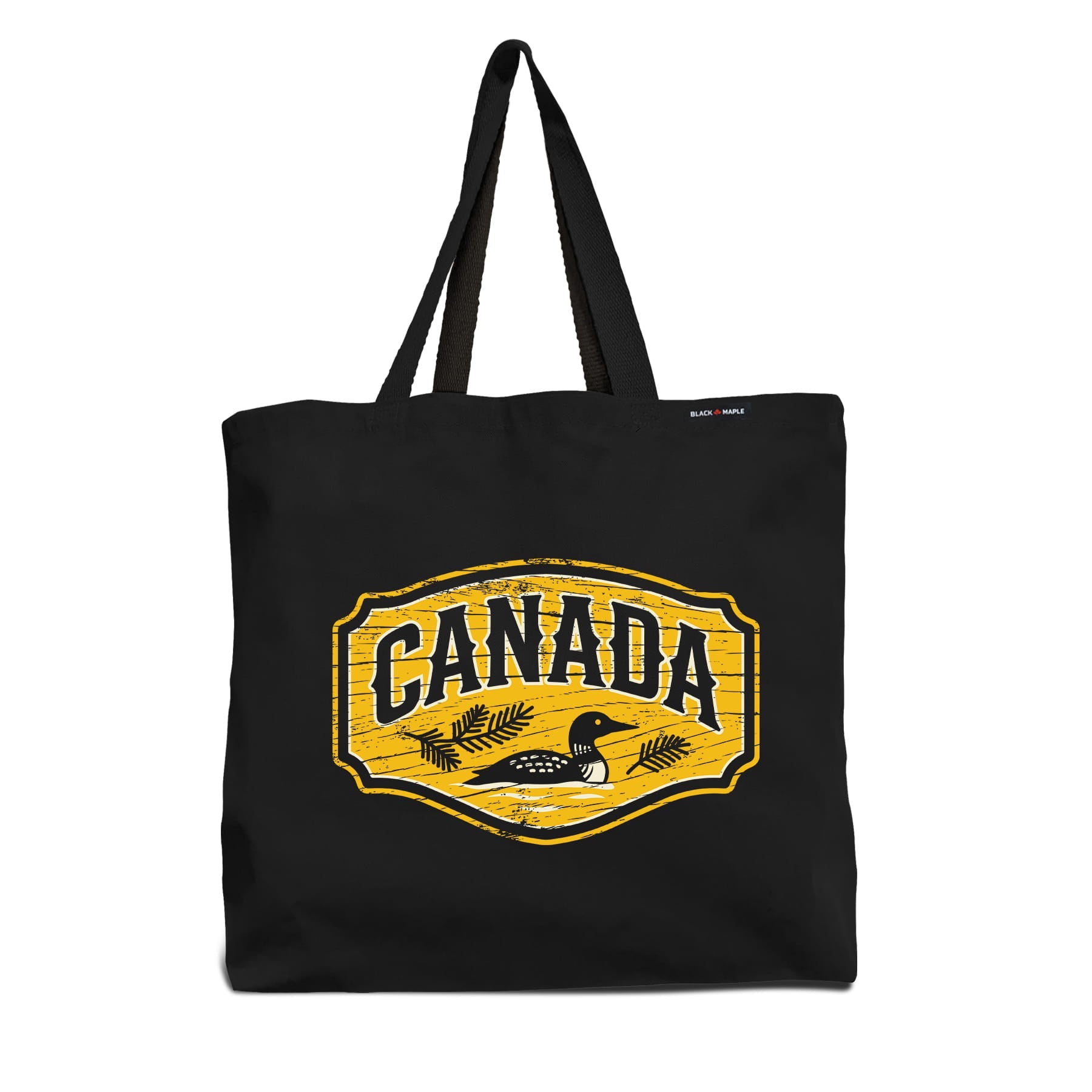 Canada Loon Lake Sign Tote Bag