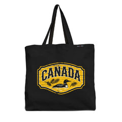 Canada Loon Lake Sign Tote Bag