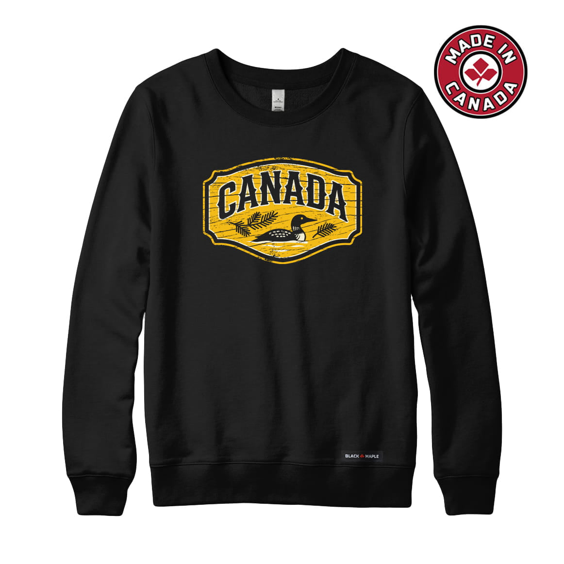 Canada Loon Lake Sign Sweatshirt or Hoodie