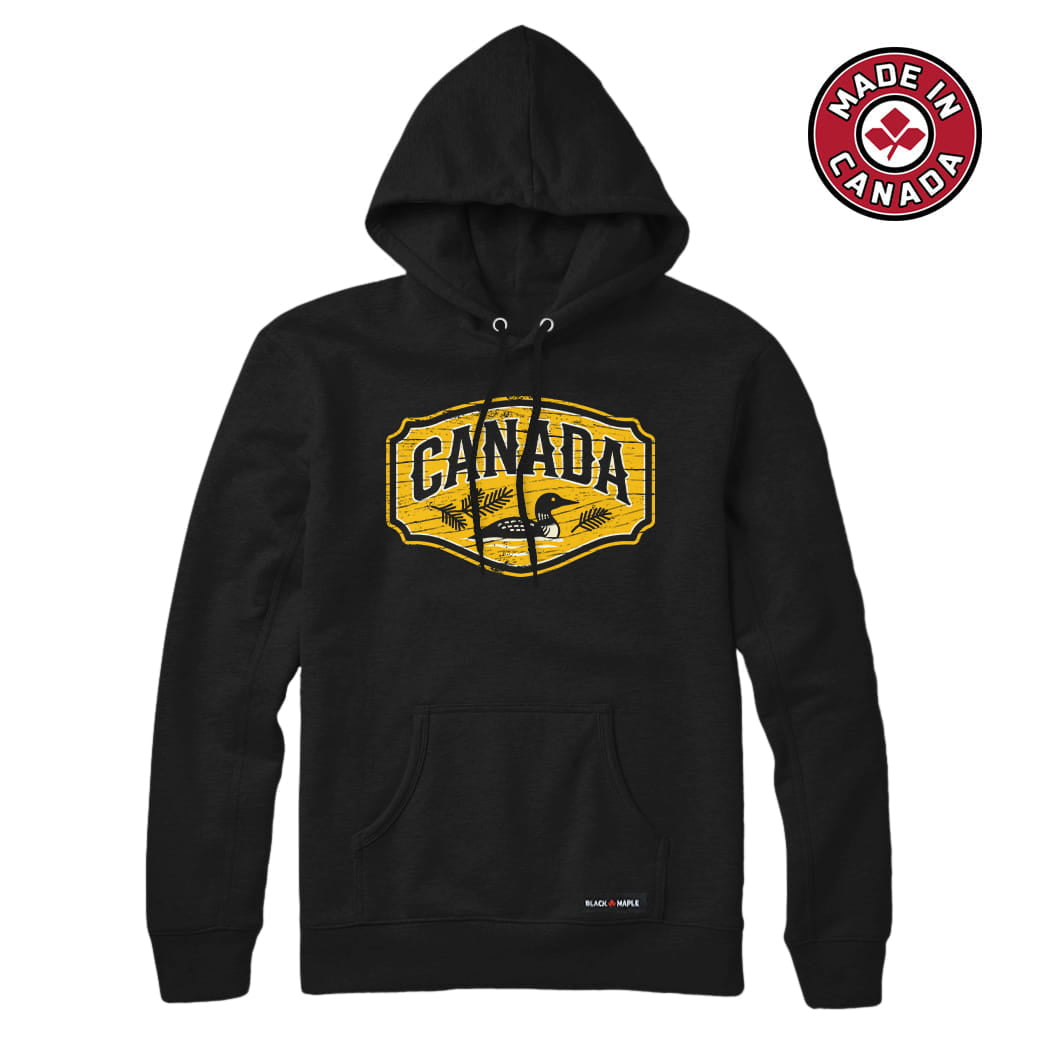 Canada Loon Lake Sign Sweatshirt or Hoodie
