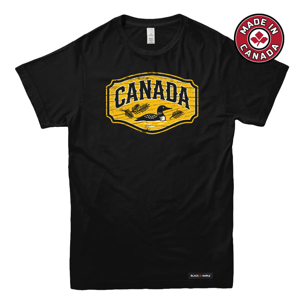 Canada Loon Lake Sign T-shirt