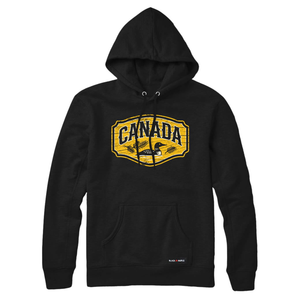 Canada Loon Lake Sign Sweatshirt or Hoodie