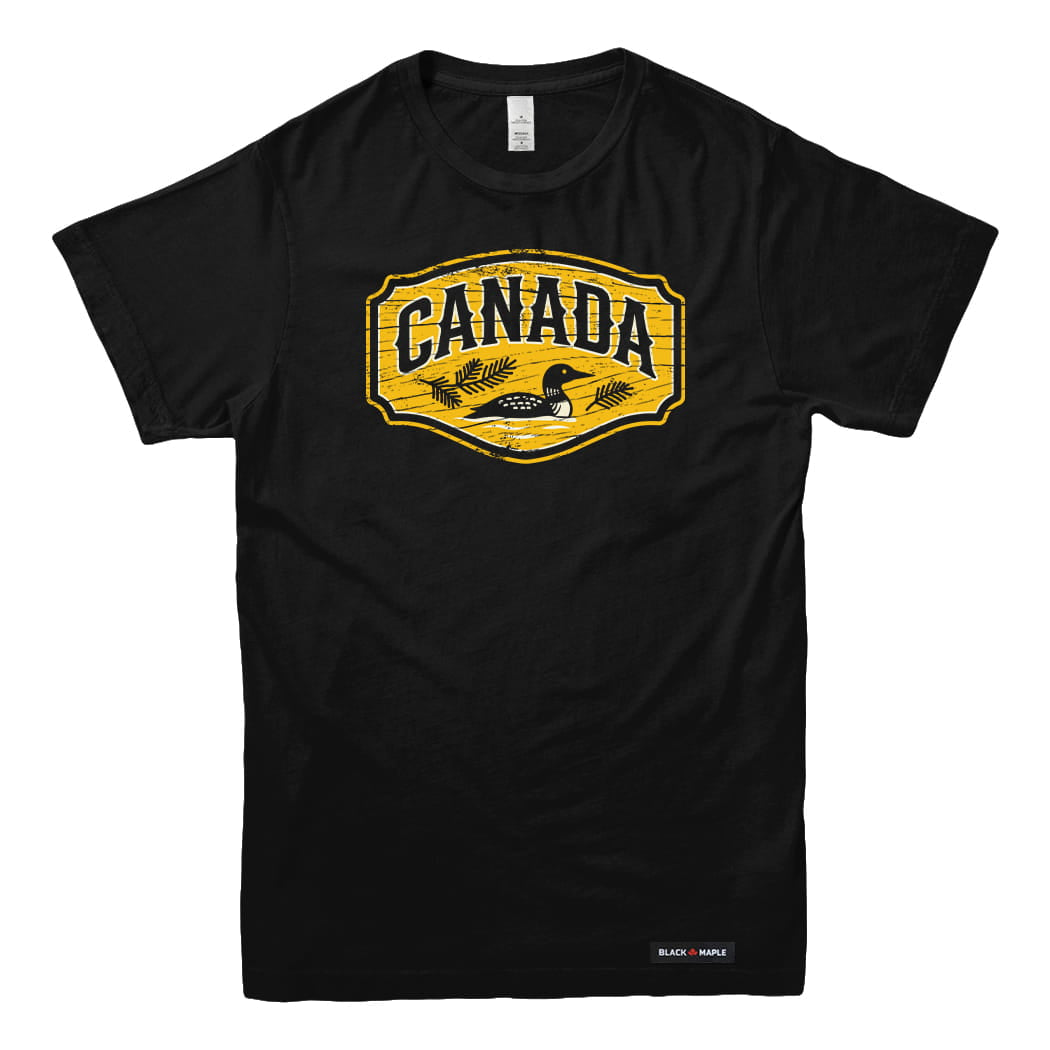 Canada Loon Lake Sign T-shirt
