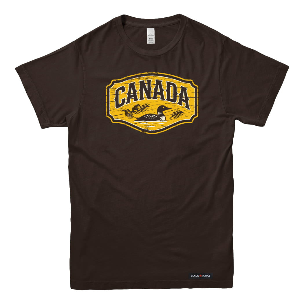 Canada Loon Lake Sign T-shirt