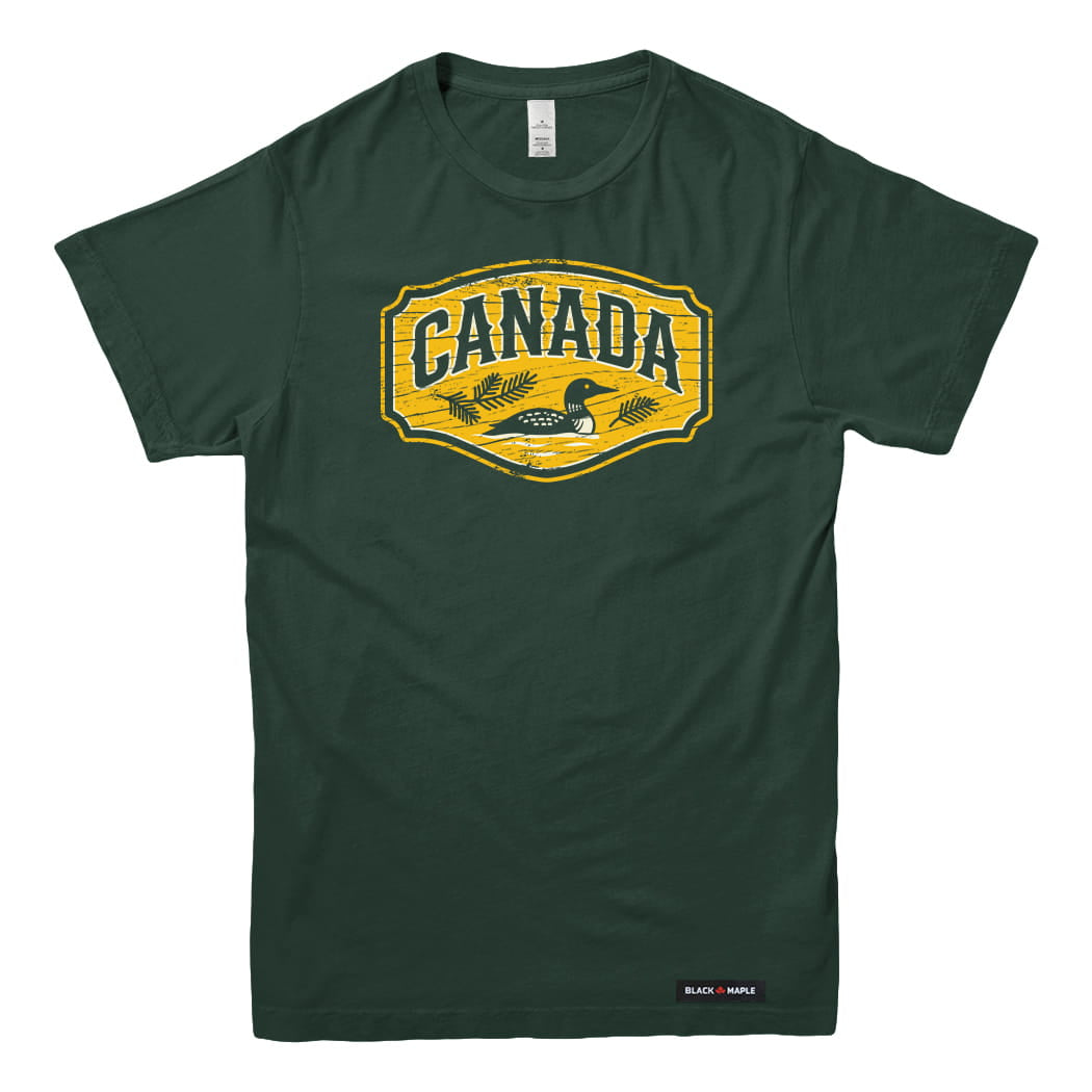 Canada Loon Lake Sign T-shirt