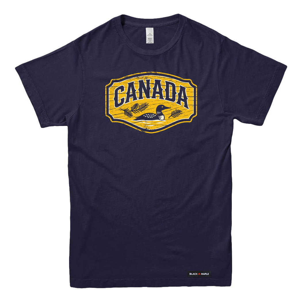 Canada Loon Lake Sign T-shirt
