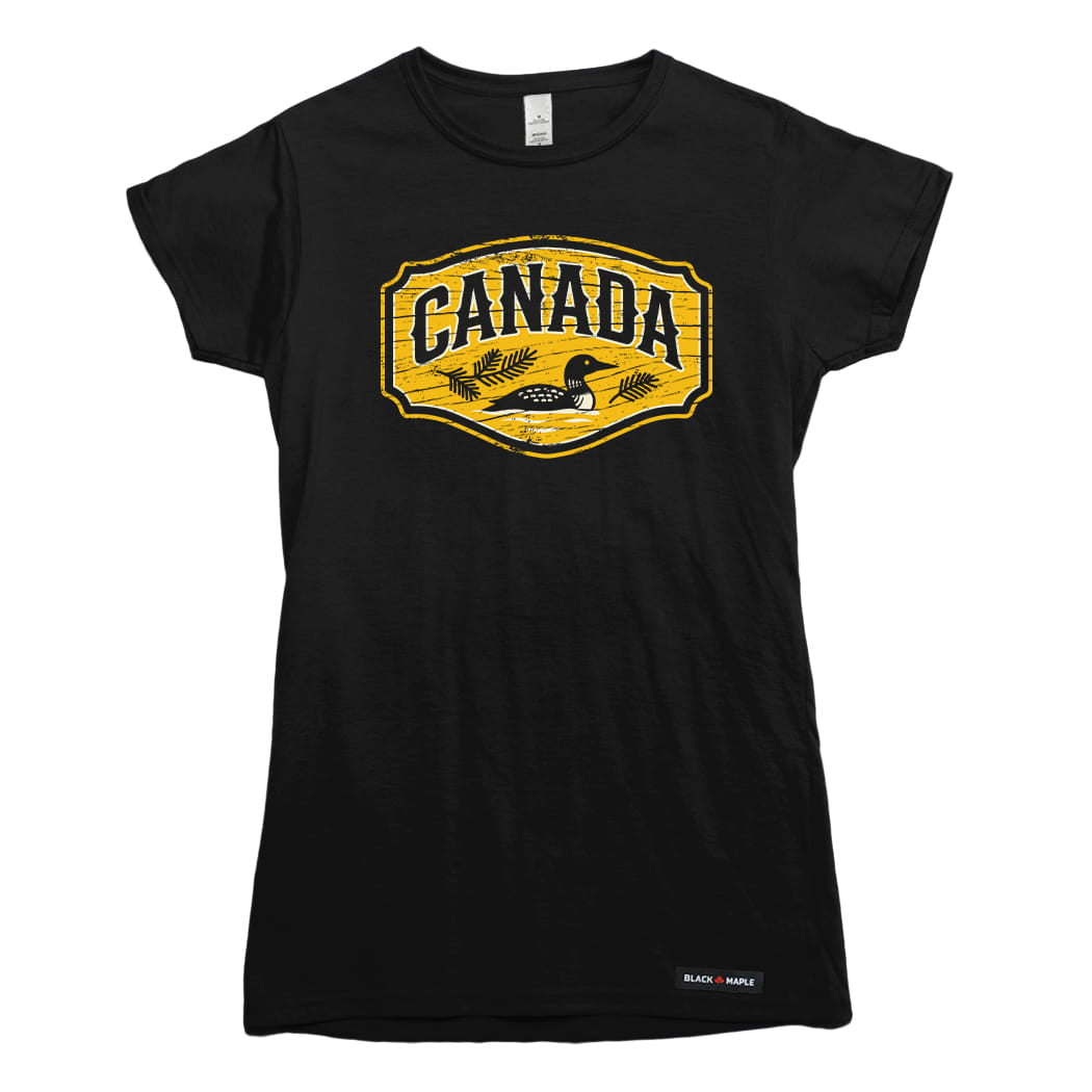 Canada Loon Lake Sign T-shirt