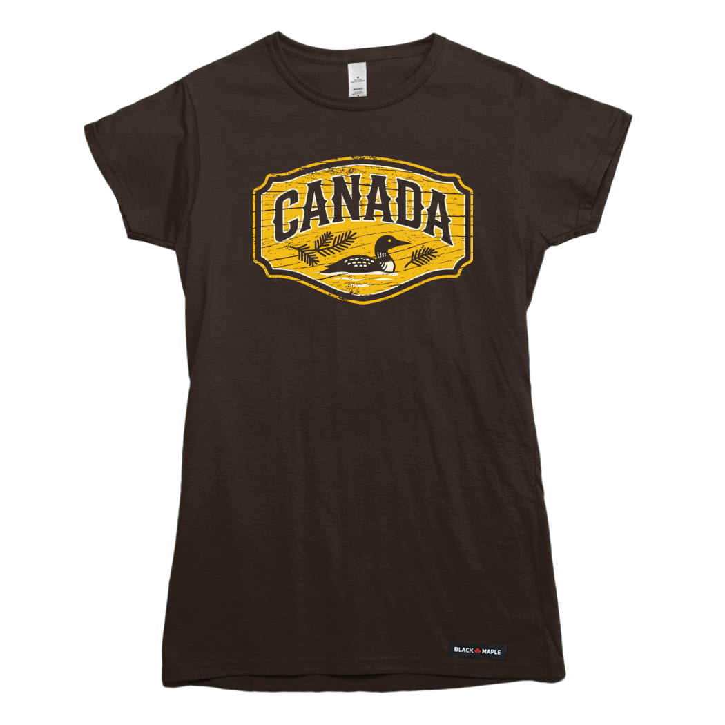 Canada Loon Lake Sign T-shirt