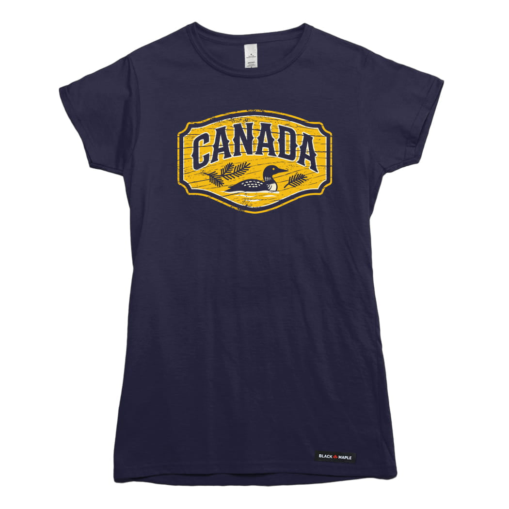 Canada Loon Lake Sign T-shirt
