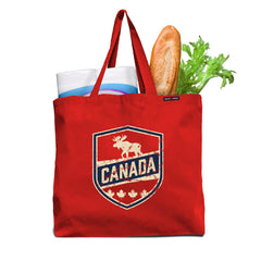 Canada Moose Crest Tote Bag