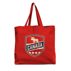 Canada Moose Crest Tote Bag