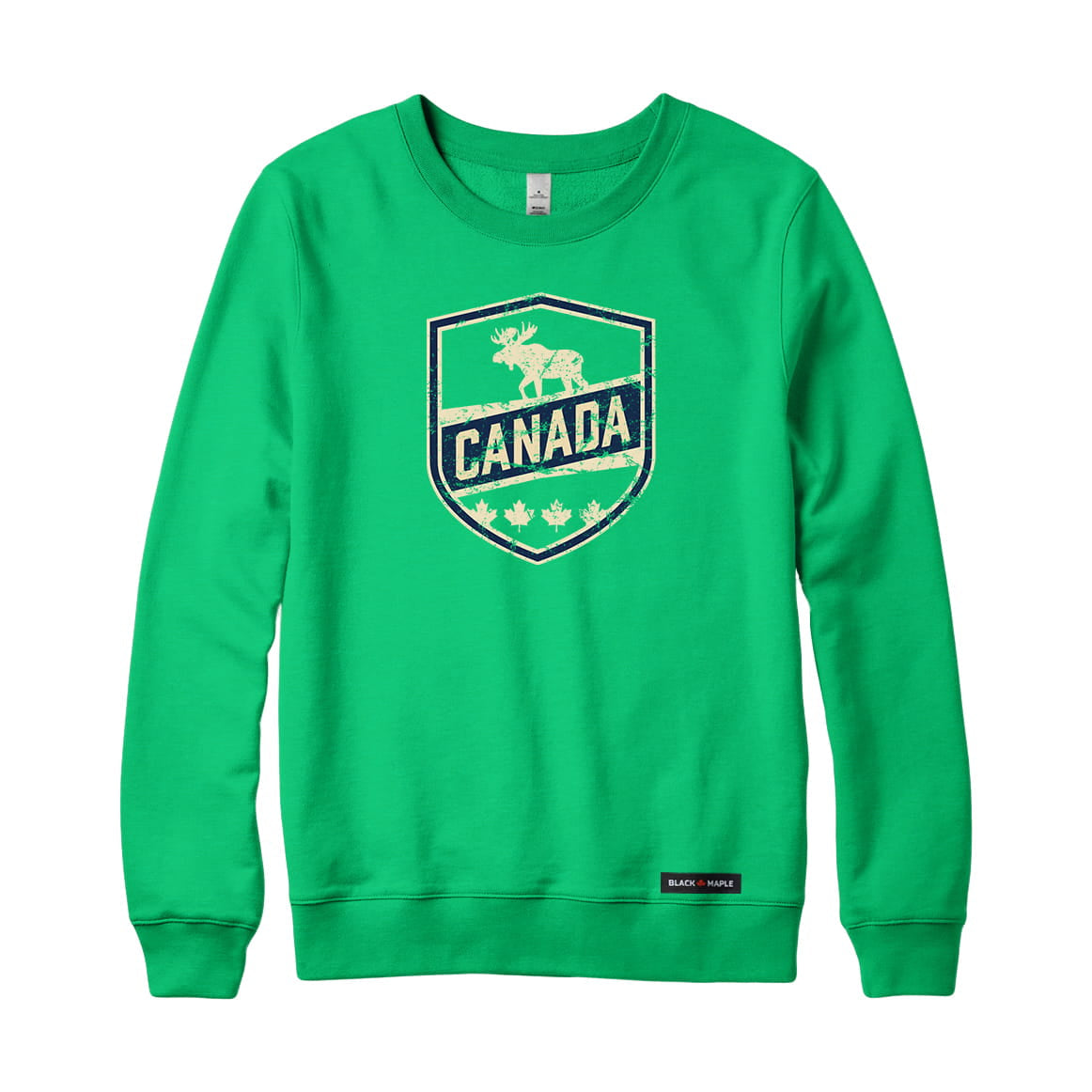 Canada Moose Crest Sweatshirt or Hoodie