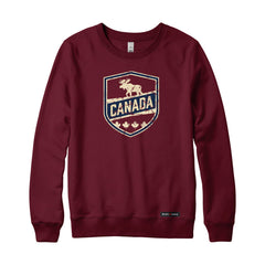 Canada Moose Crest Sweatshirt or Hoodie