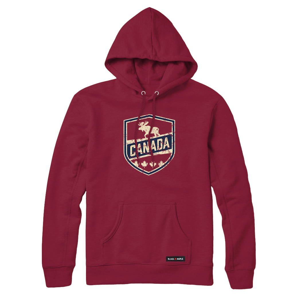 Canada Moose Crest Sweatshirt or Hoodie